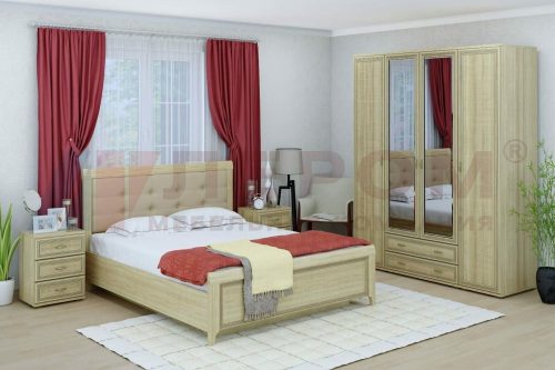 Спальня Карина 4 АС Лером цвет Ясень Асахи (АС)