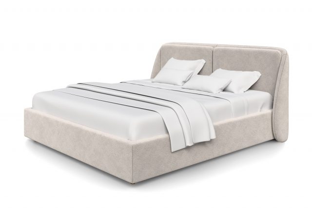 Спальное место 180х200, боковины 300, низкие ножки, ткань Aurora Terra — изображение 2
