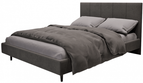 Спальное место 140х200, ткань Aurora Graphite