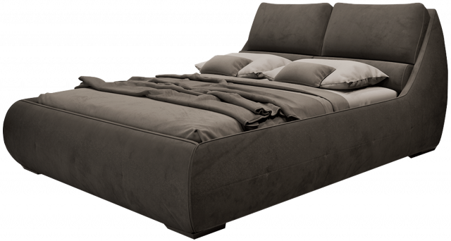 Спальное место 140х200, ткань Aurora Graphite